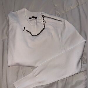 Louis Vuitton chain zipper detail sweater (fits like a Medium)
